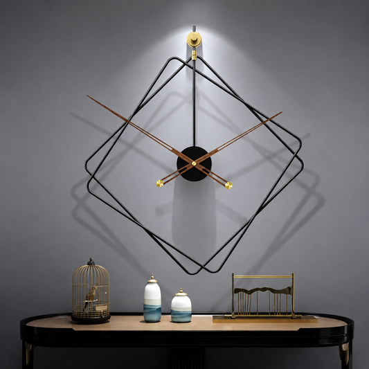 Orbit Sculptural Wall Clock