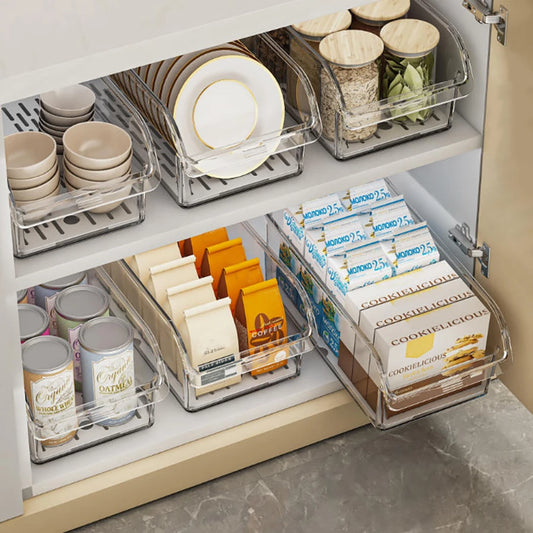 Fridge Organizer, Clear Rectangular