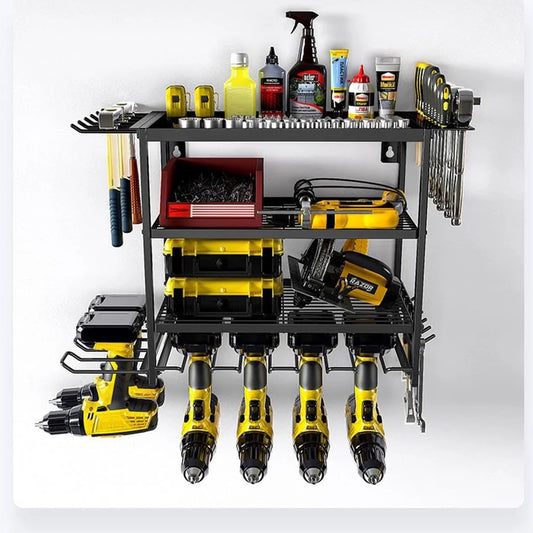 Tool Organizer, 4-Tier Wall Mount