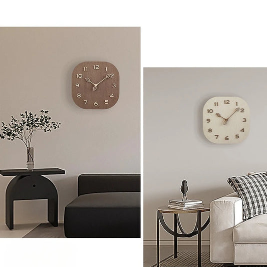 Contour Wood Wall Clock
