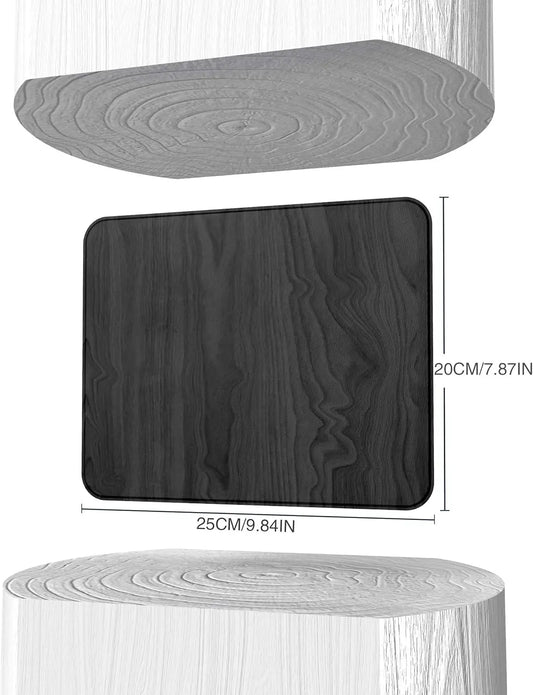 Mouse Pad, Square Wood-Texture PU