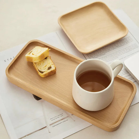 Serving Tray, Wood Beech & Walnut