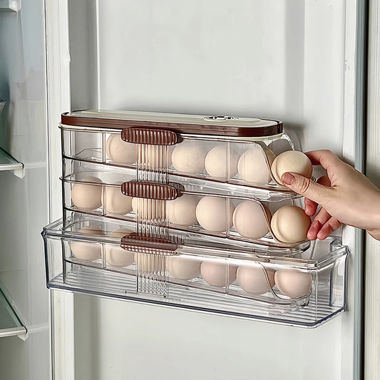 Egg Organizer, Sliding Dispenser