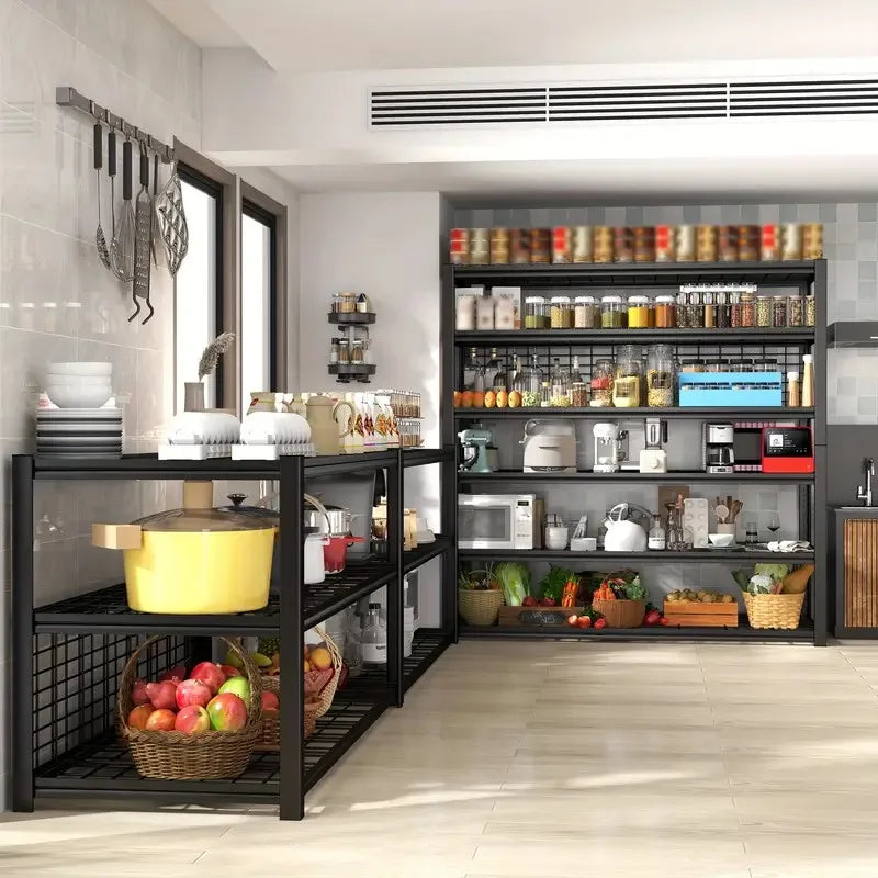 Heavy-Duty Garage Rack – 5-Tier Adjustable Metal Shelving