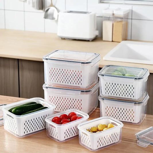 Fridge Organizer, Drain Basket