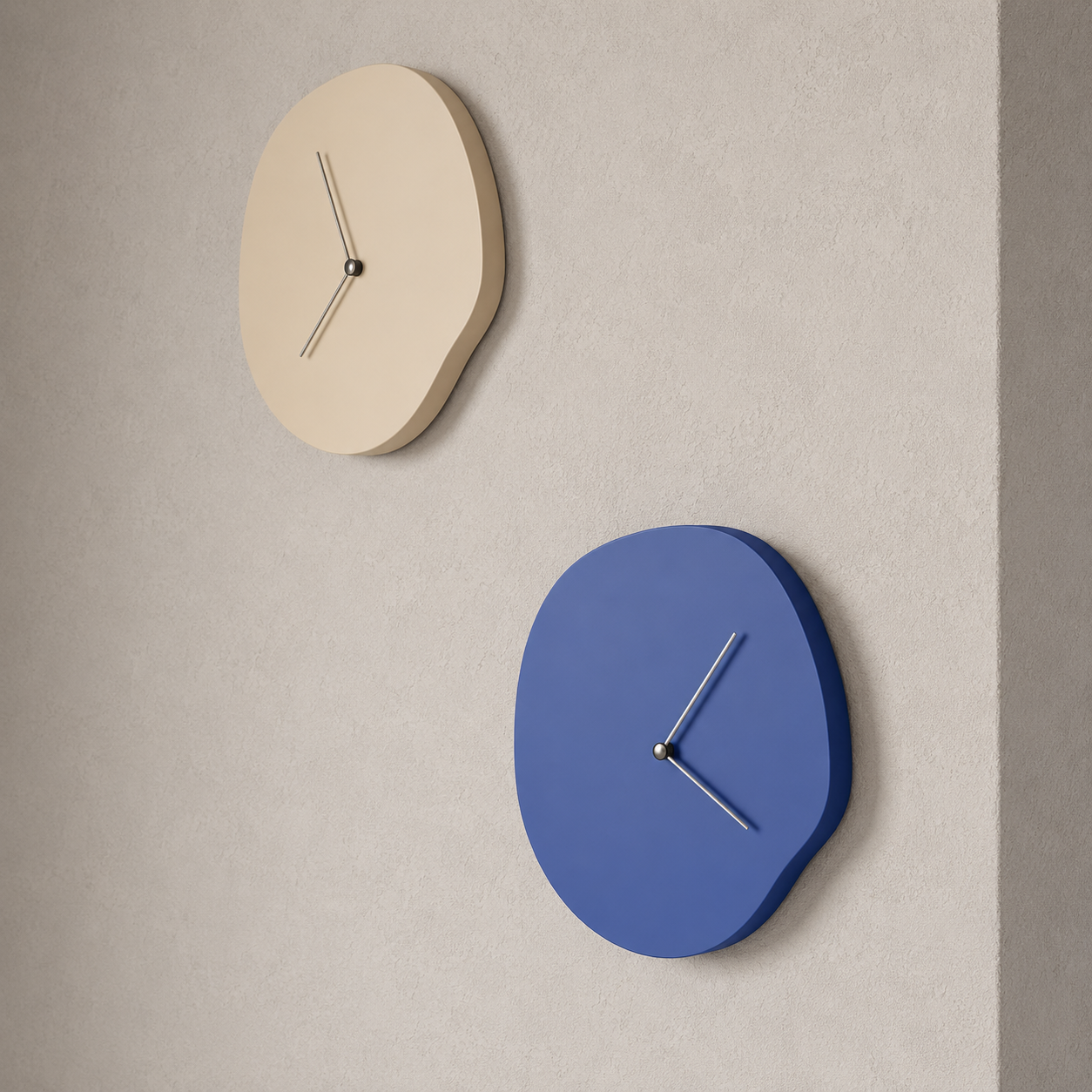 Kelly Pair Wall Clocks — Set of Two