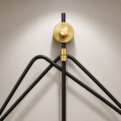 Orbit Sculptural Wall Clock
