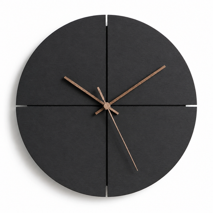 Quadrant Round Wall Clock