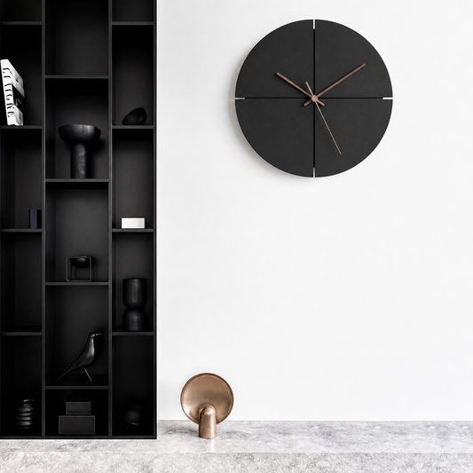 Quadrant Round Wall Clock