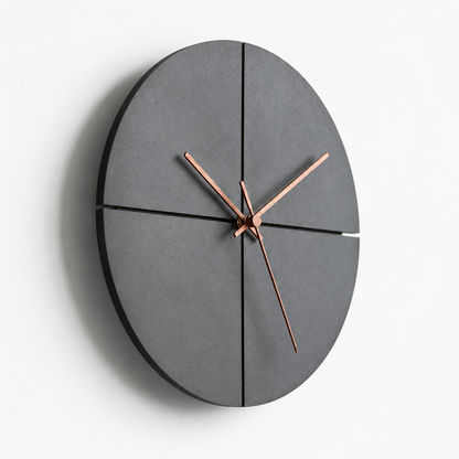 Quadrant Round Wall Clock
