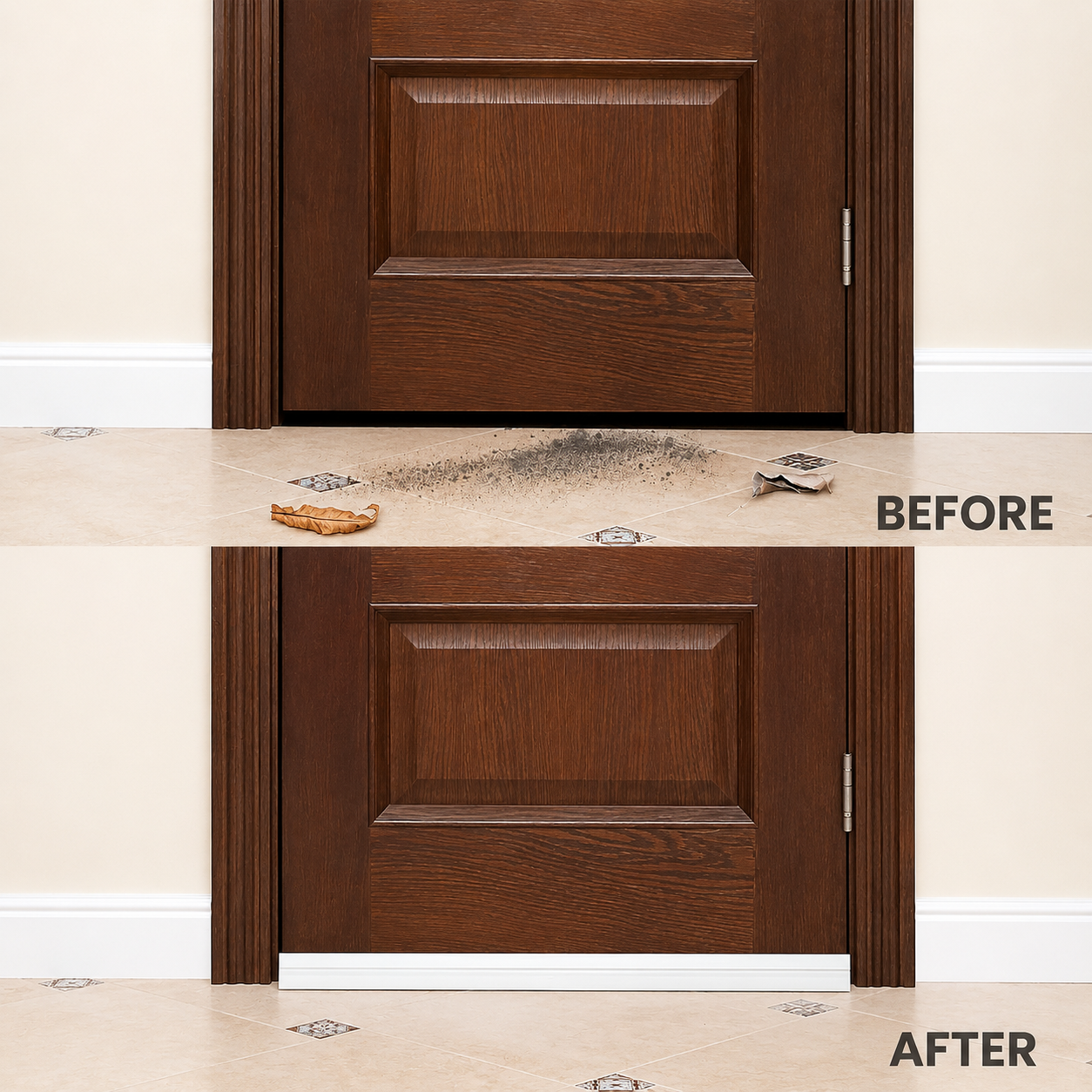 Home Standard | Door Bottom Seal Strip – PVC Adjustable Weather Draft Stopper
