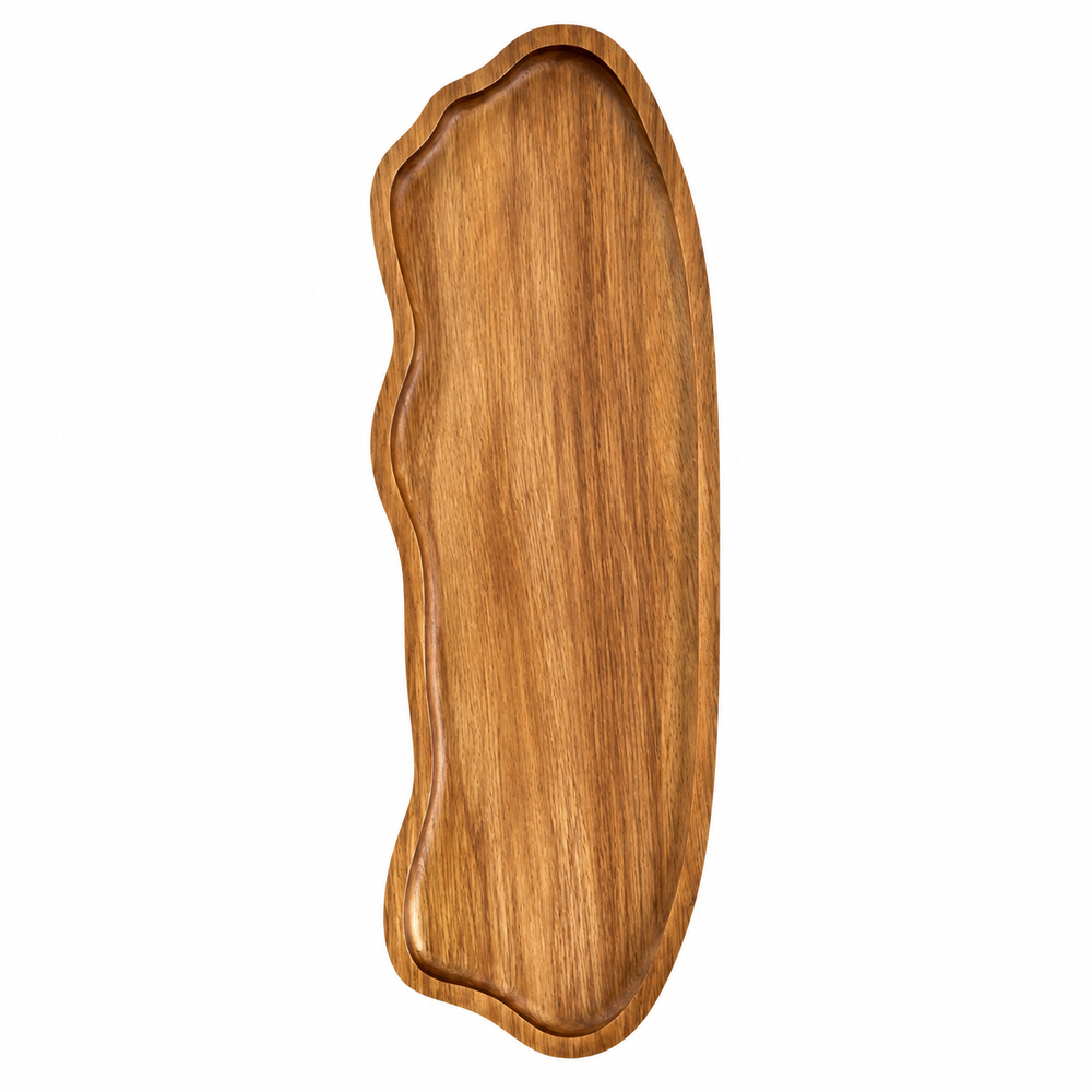 Organic Acacia Wood Tray