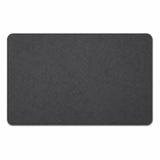 Cotton & Linen Desk Mat – Mouse Pad with Non-Slip Rubber Base
