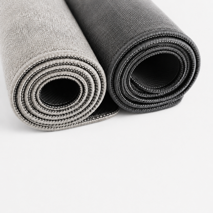 Cotton & Linen Desk Mat – Mouse Pad with Non-Slip Rubber Base