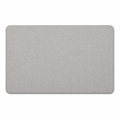 Cotton & Linen Desk Mat – Mouse Pad with Non-Slip Rubber Base