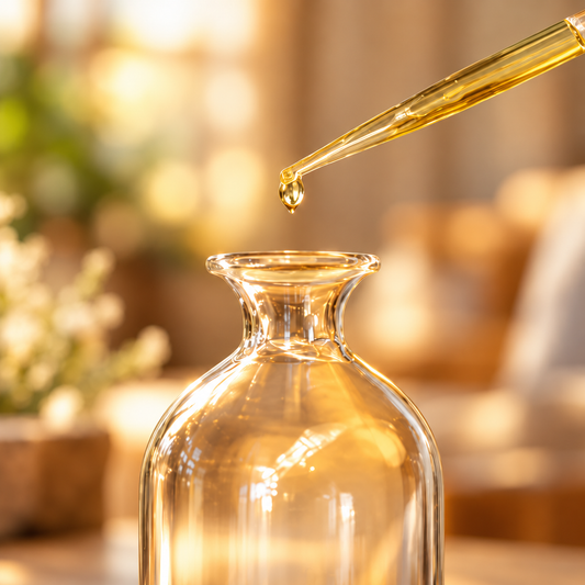Waterless Glass & Wood Essential Oil Diffuser