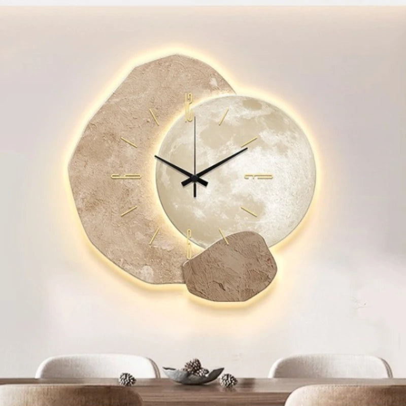 Lunar Moon LED Wall Clock
