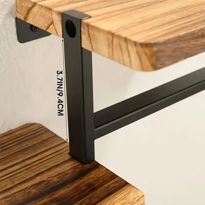 Wall-Mounted Toilet Paper Holder with Shelf