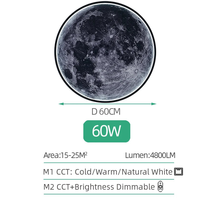 Moon Surface LED Wall Light