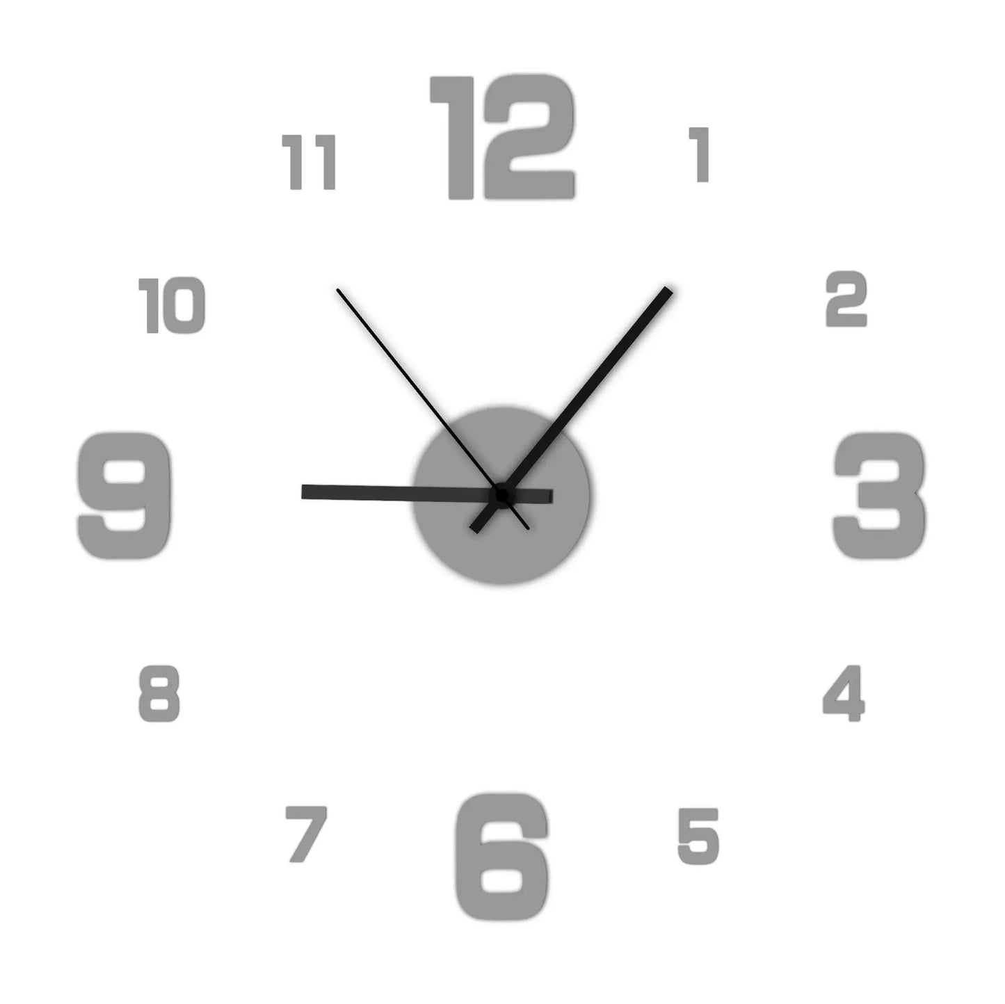 Frameless DIY Acrylic Wall Clock