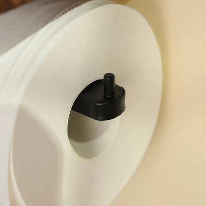 Wall-Mounted Toilet Paper Holder with Shelf
