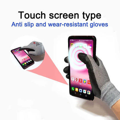3M Nitrile Coated Work Gloves – 10 Pairs, Breathable Anti-Slip Knit Fabric
