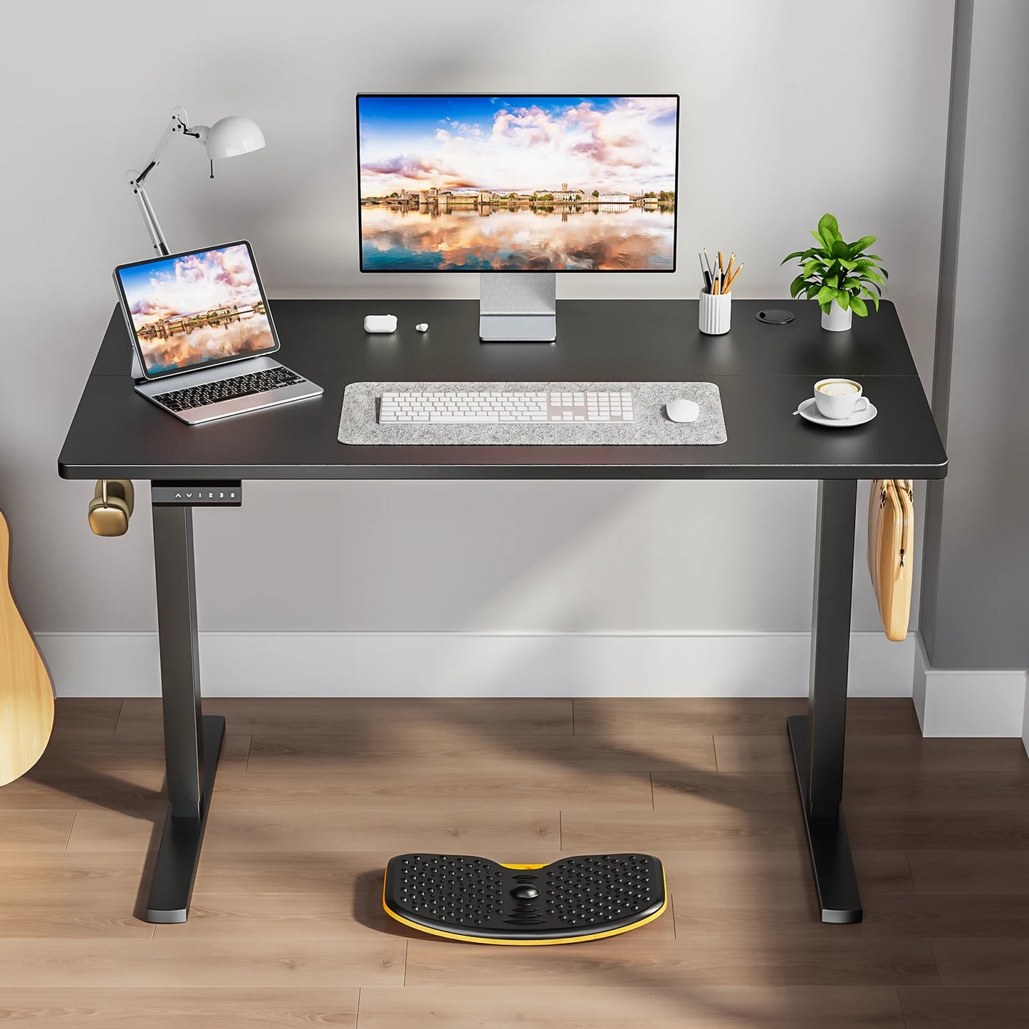 Electric Standing Desk – Height Adjustable Ergonomic Home Office PC Table