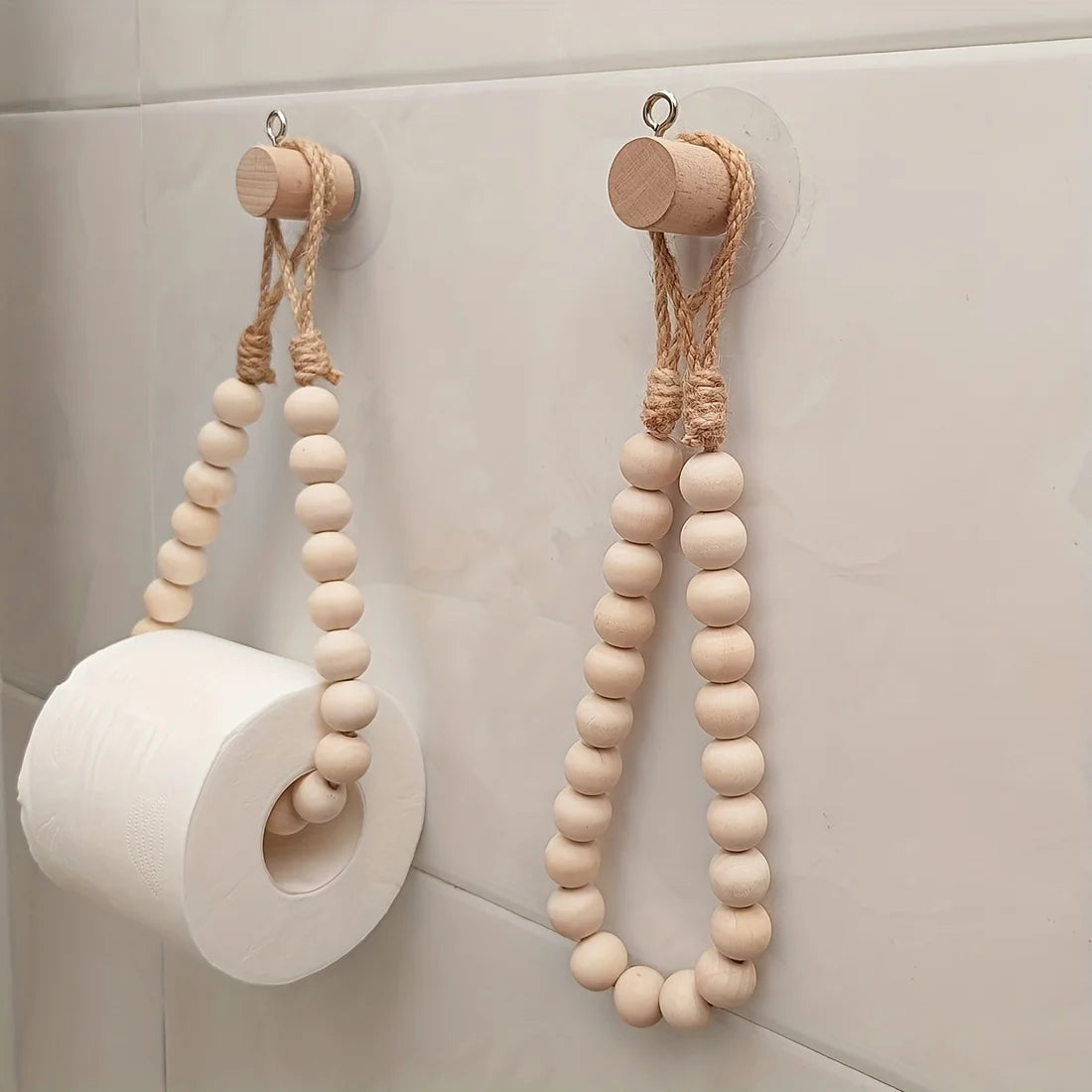 Japanese Style Wooden Toilet Paper Holder – Minimalist Bathroom Decor