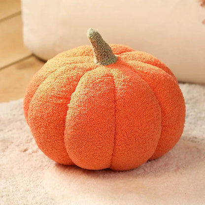 Plush Pumpkin Seat Cushion, Soft Sofa & Window Pillow, 15–35 cm