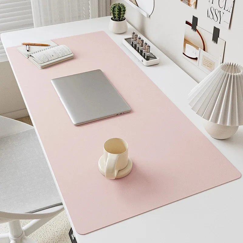 PU Leather Desk Mat – Waterproof Non-Slip Gaming Mouse Pad