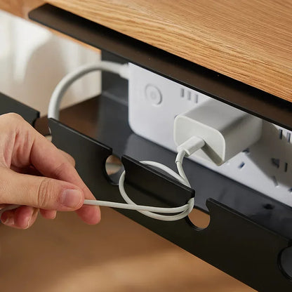 Under Desk Cable Management Tray – No-Drill Clamp Organizer