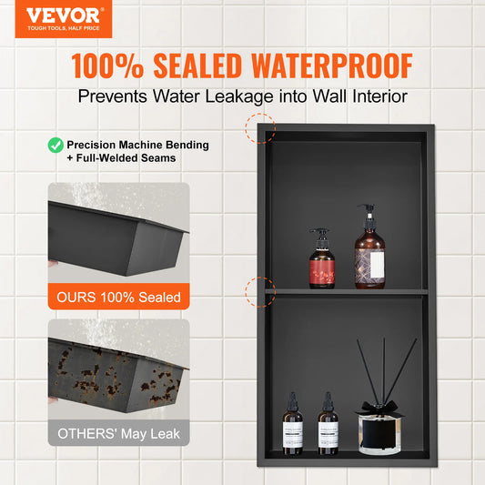Shower Niche, Double-Tier Recessed