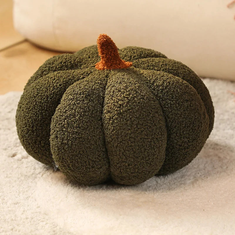 Plush Pumpkin Seat Cushion, Soft Sofa & Window Pillow, 15–35 cm