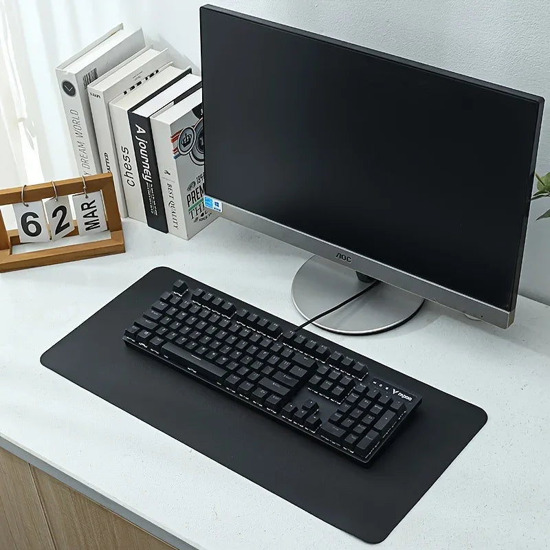PU Leather Desk Mat – Waterproof Non-Slip Gaming Mouse Pad