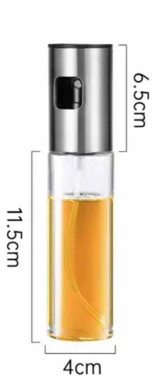 Stainless Steel Oil Sprayer – Refillable Kitchen Spray Bottle