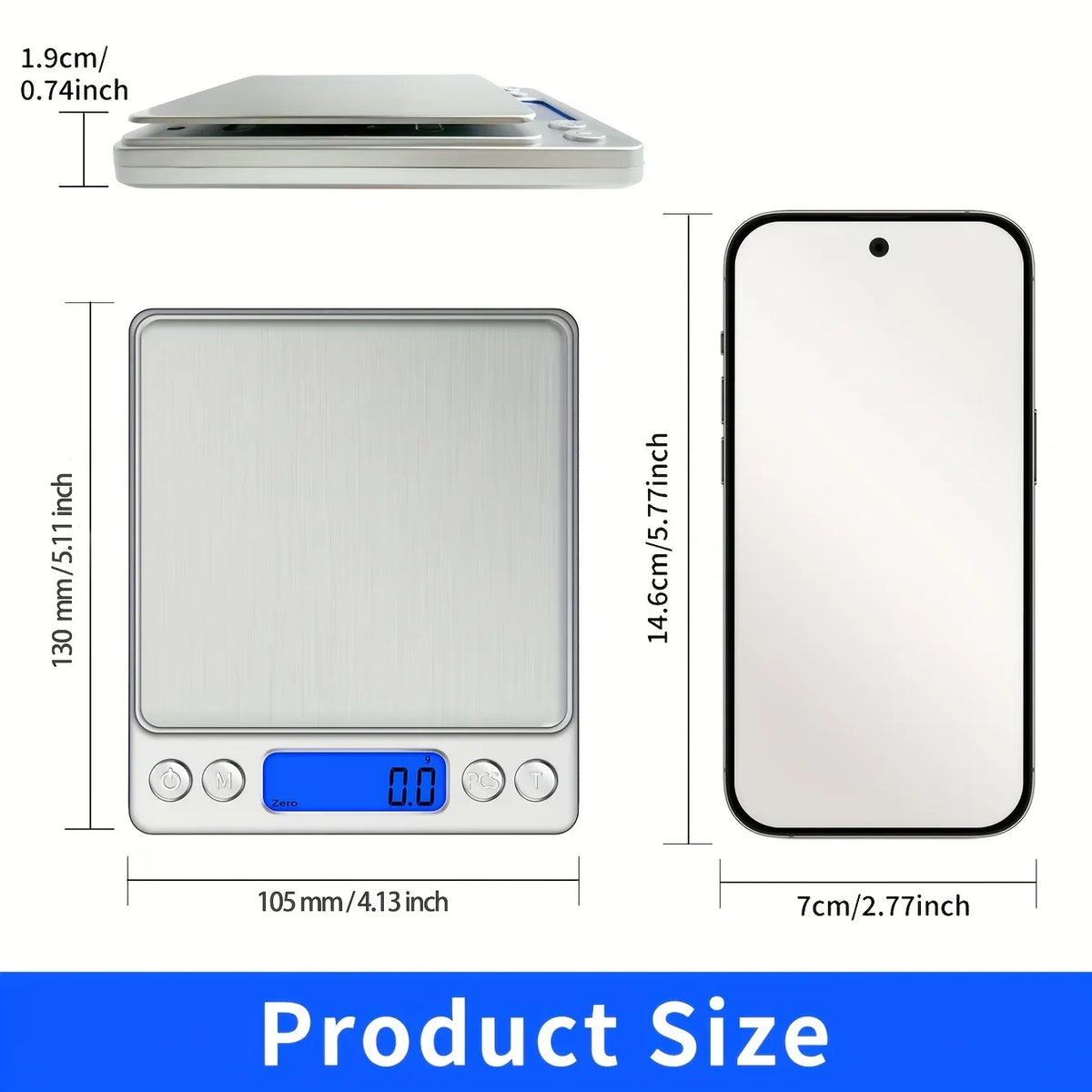 Travel Size High Precision Digital Kitchen Scale