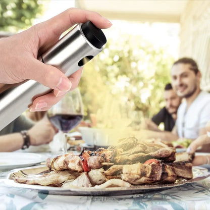 Stainless Steel Oil Sprayer – Refillable Kitchen Spray Bottle