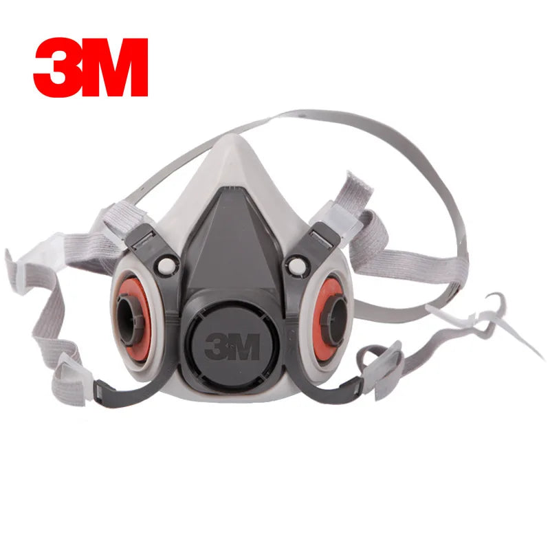 3M 6200/6100 Reusable Half Mask Respirator – Rubber Chemical Dust Mask