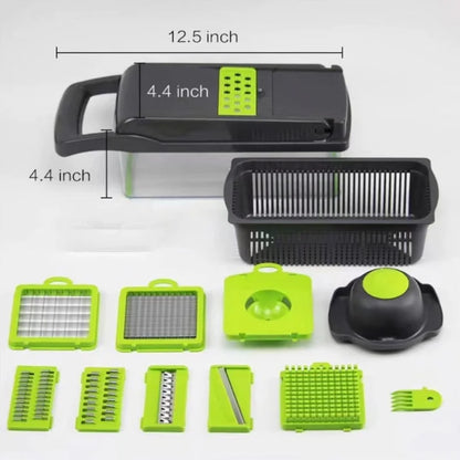 Vegetable Chopper, Multi-Blade Slicer & Dicer