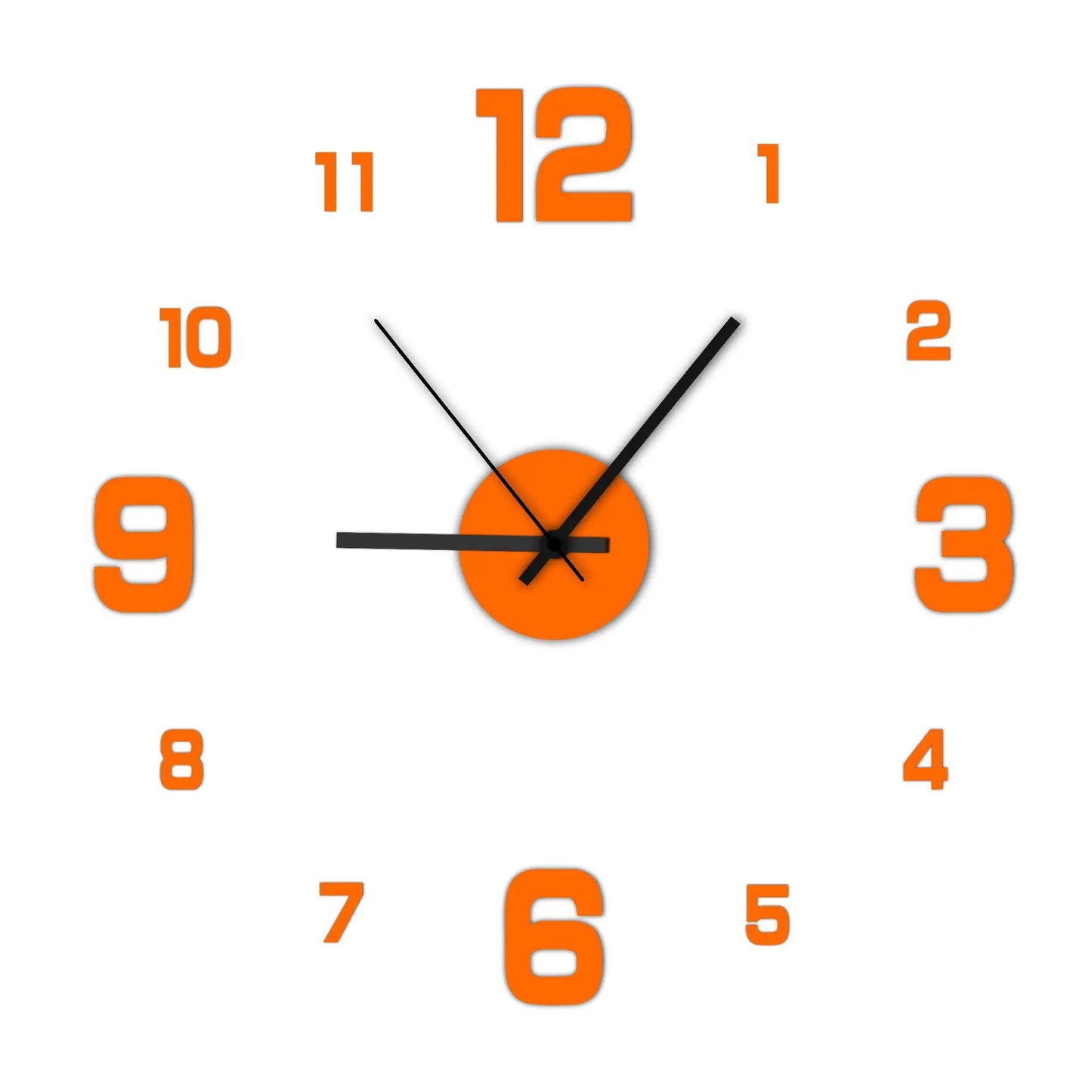 Frameless DIY Acrylic Wall Clock
