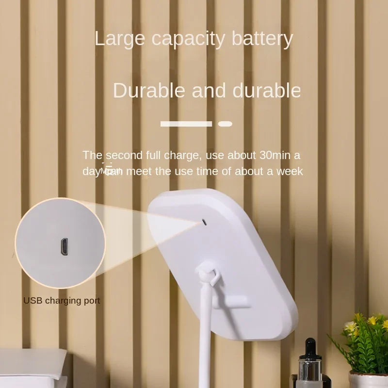 LED Vanity Mirror, Rechargeable Portable Dimmable