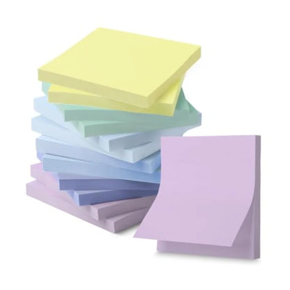 Sticky Notes 3×3, Summer Colors, 12 Pads