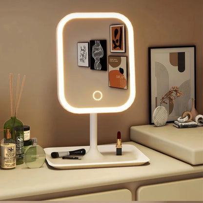 LED Vanity Mirror, Rechargeable Portable Dimmable