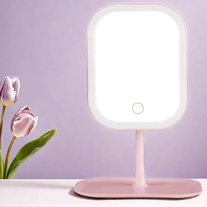 LED Vanity Mirror, Rechargeable Portable Dimmable