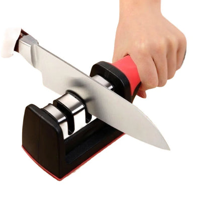 Knife Sharpener, 3-Stage Manual Sharpening Tool