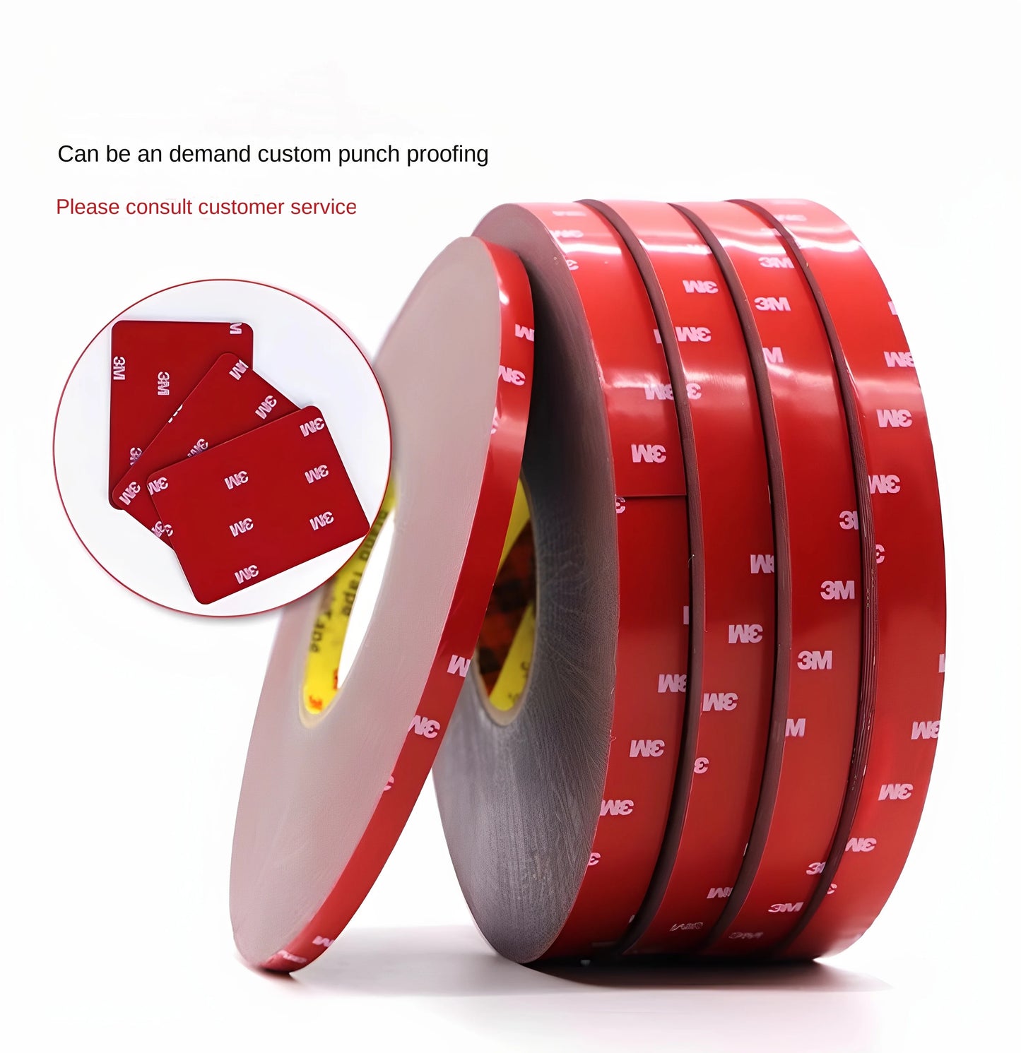 3M 4229P Double Sided Foam Tape – Waterproof Heavy Duty Adhesive, 5-50mm