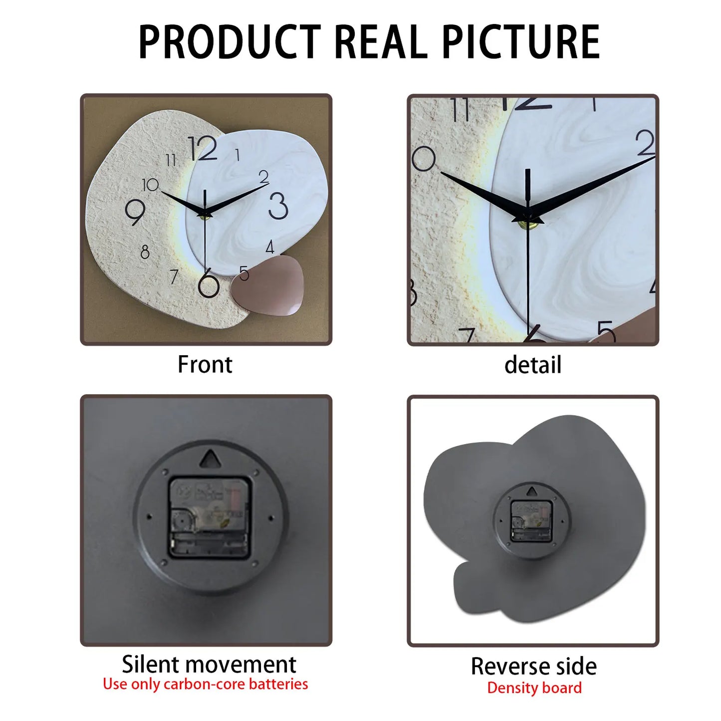Modern Silent Quartz Wall Clock