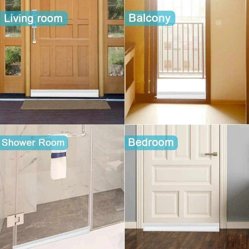 Silicone Door Draft Stopper – Under Door Sweep Weather Strip