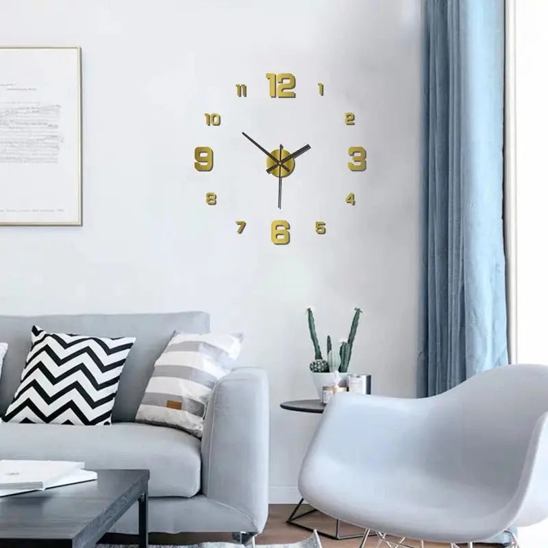 Frameless DIY Acrylic Wall Clock