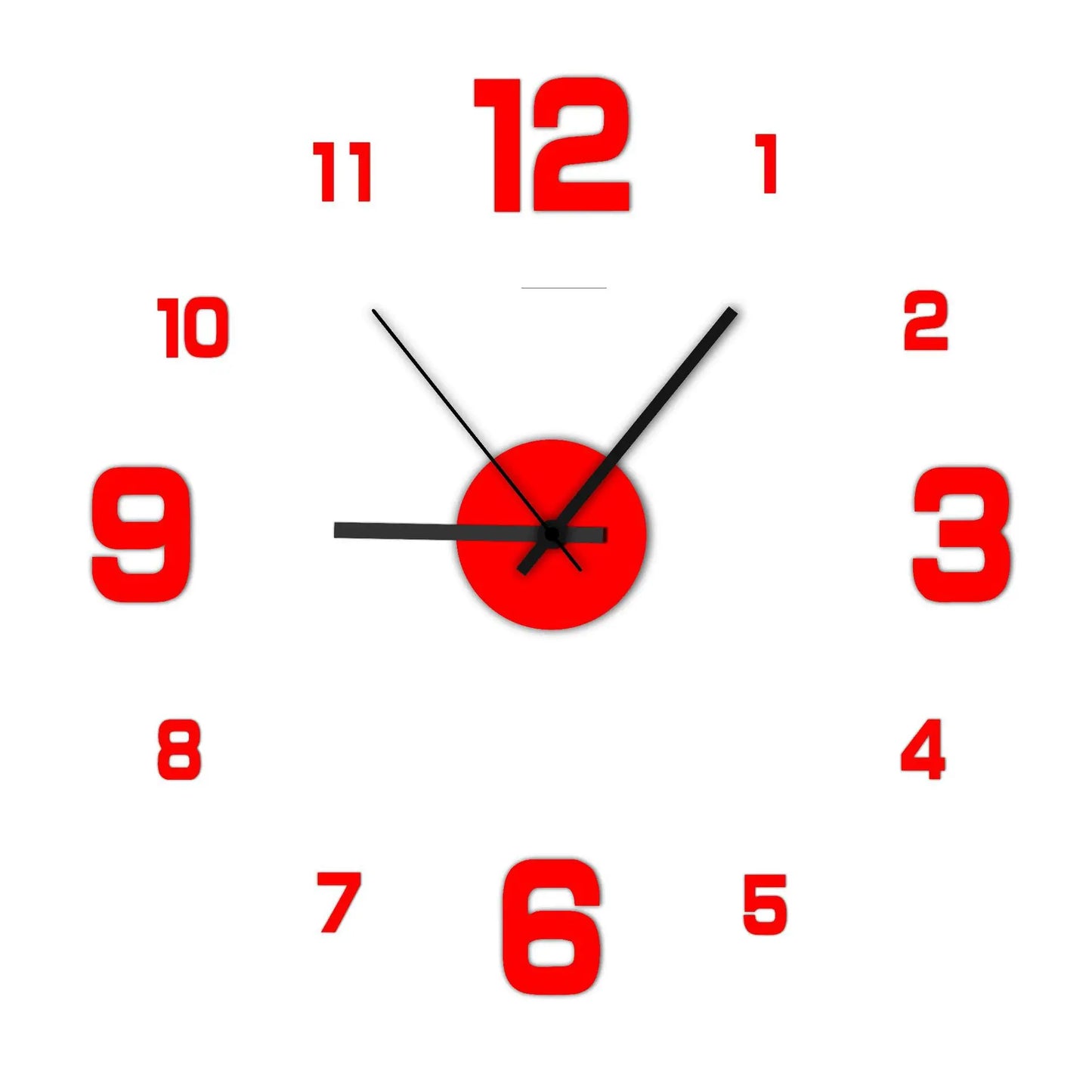 Frameless DIY Acrylic Wall Clock